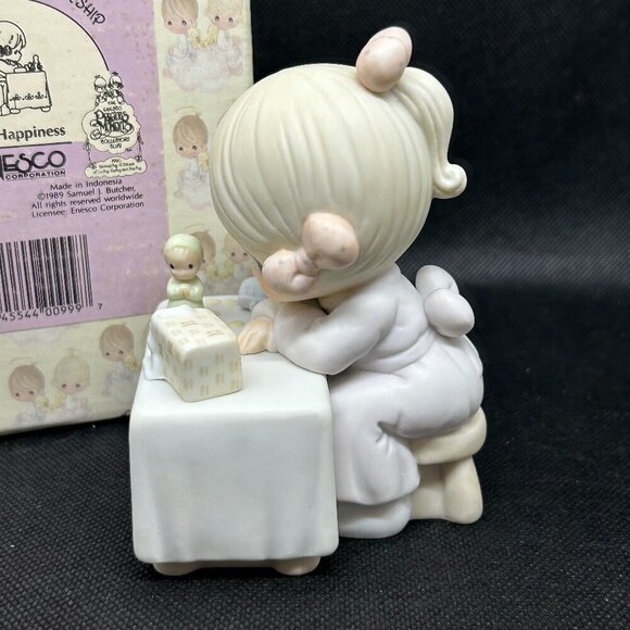 PRECIOUS Moments "My Happiness" 1990 symbol of membership figurine - Picture 4 of 5
